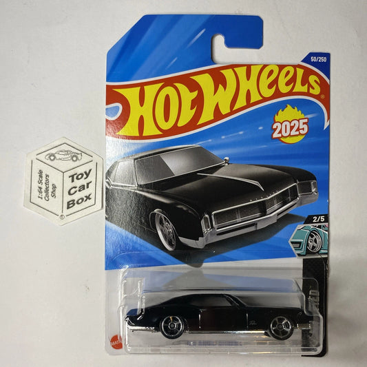 2025 HOT WHEELS #50 - ‘66 Buick Riviera (Black #2 HW Modified) A80