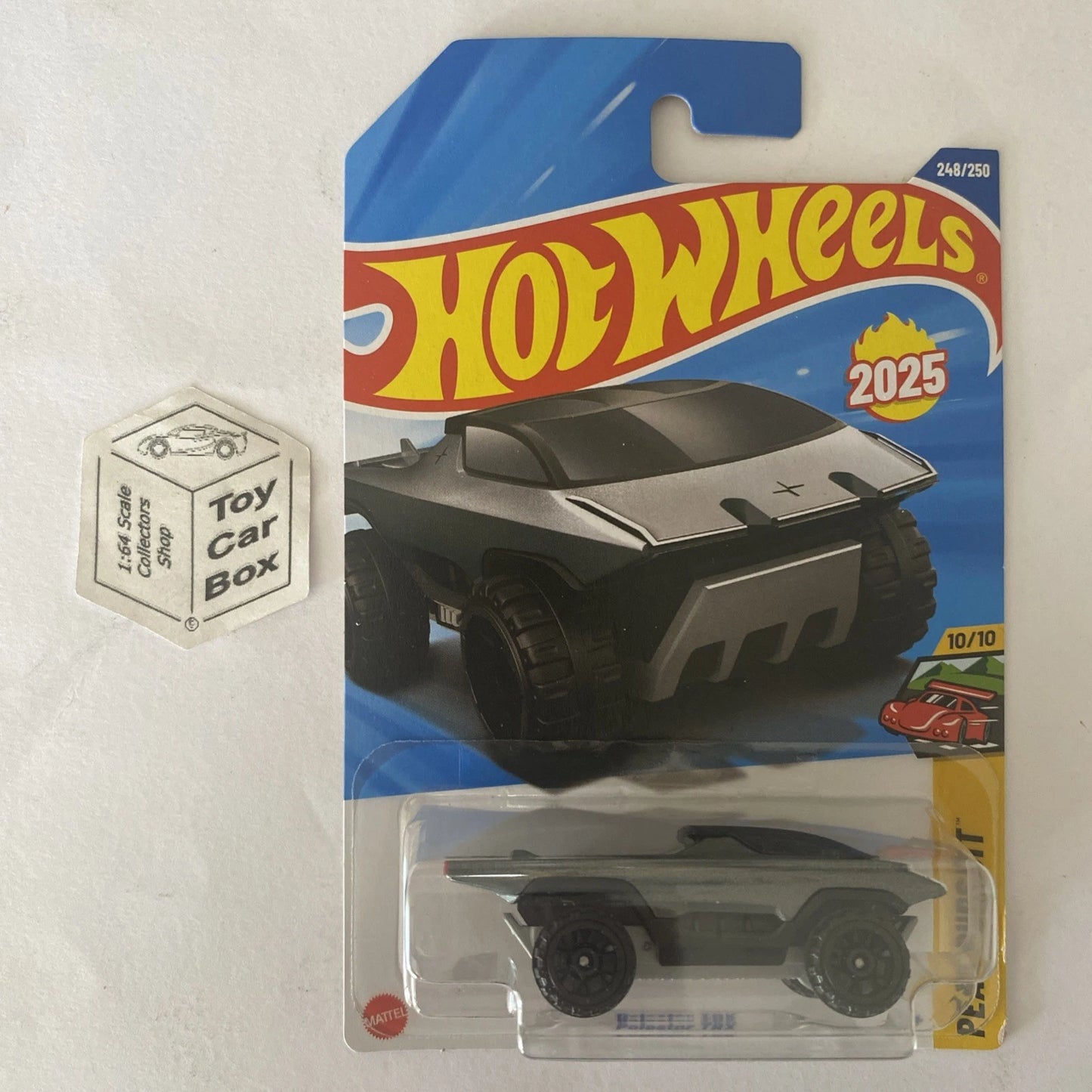 2025 HOT WHEELS #248 - Polestar TRX (Grey #10 Peak Pursuit - Long Card) A80