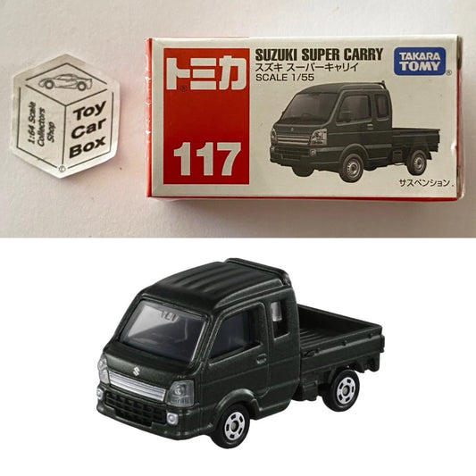 TOMICA Regular #117 - Suzuki Super Carry (Grey - 1/55 Scale - Boxed) E50g