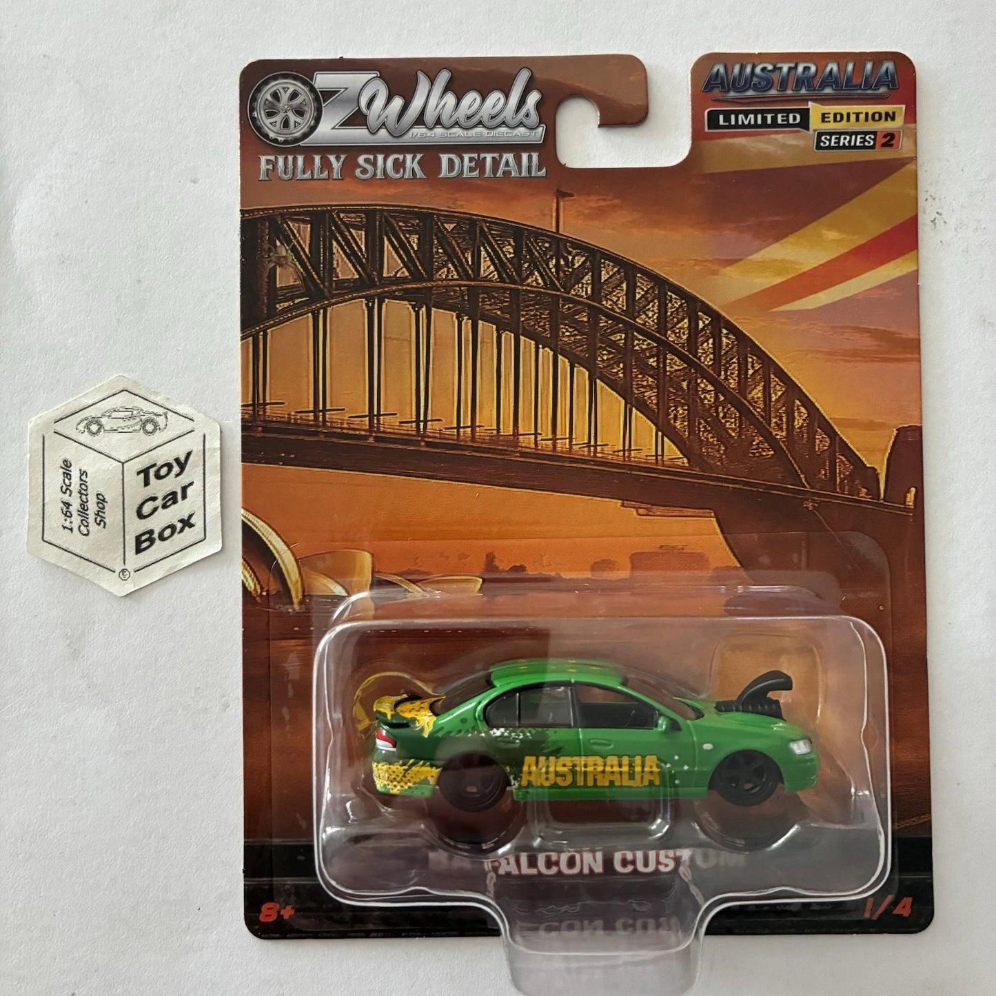OZ WHEELS Australia - Ford BA Falcon Custom (Green & Gold Australian Design) M19