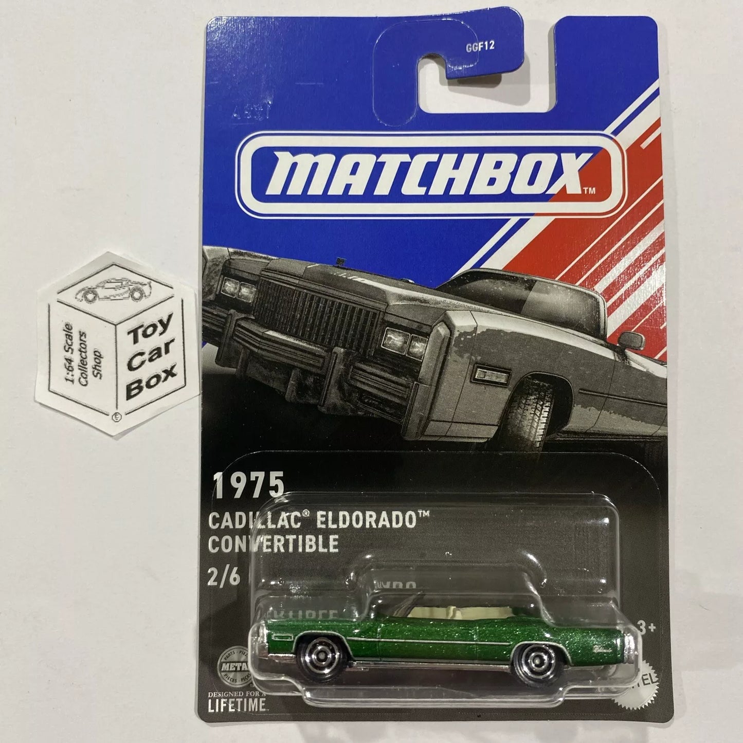 2024 MATCHBOX Themed Convertibles #2 - 1975 Cadillac Eldorado (Green) D50