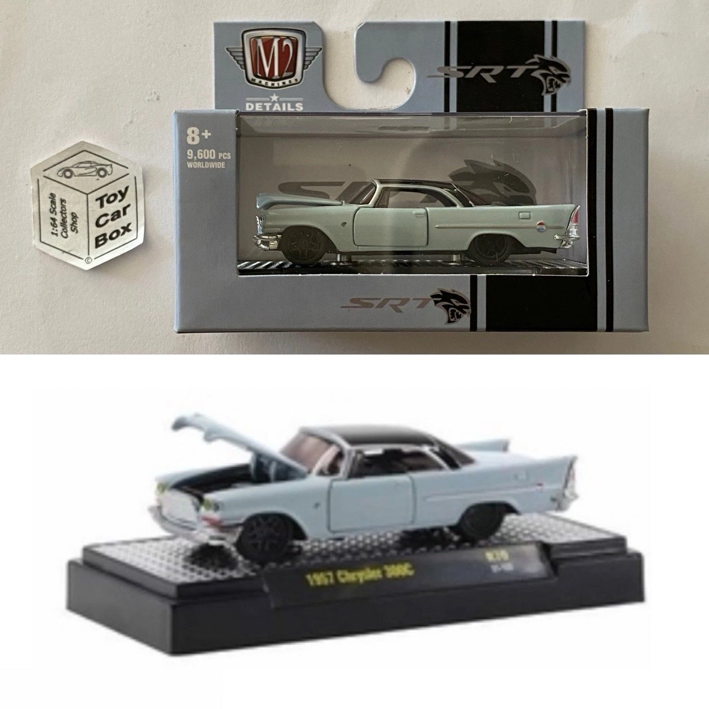 M2 MACHINES - 1957 Chrysler 300C (Little Blue - Auto Gassers R70) L92g