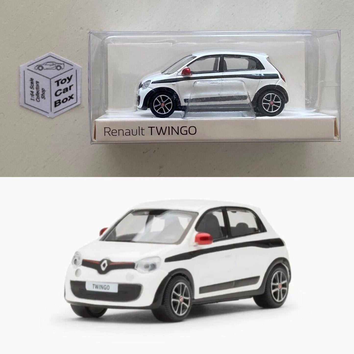 NOREV 1:64 Scale - 2014 Renault Twingo (White - Boxed) I06g