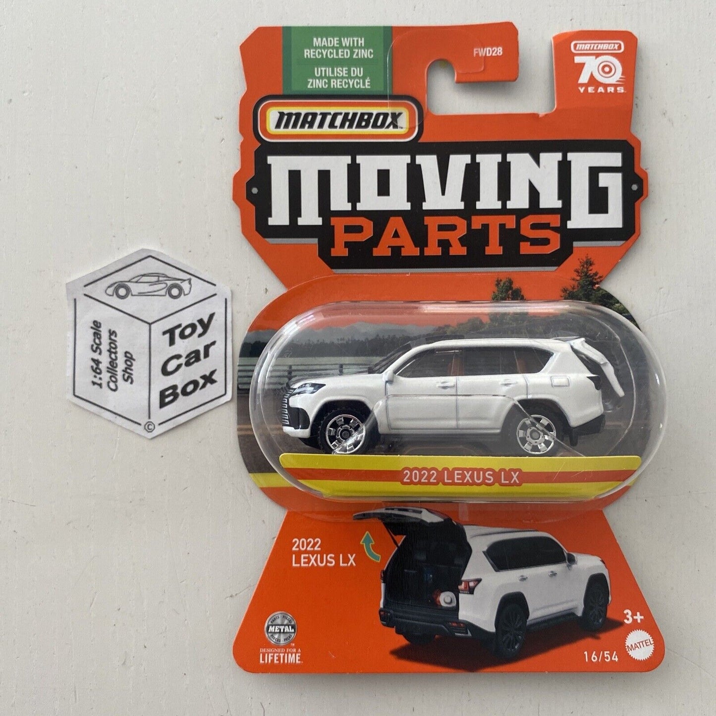 2023 MATCHBOX Moving Parts #16 - 2022 Lexus LX (White - Opening Rear) F25
