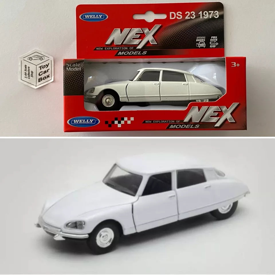 WELLY NEX 1/38 - 1973 Citroen DS 23 (White #43768 - Boxed) D67g