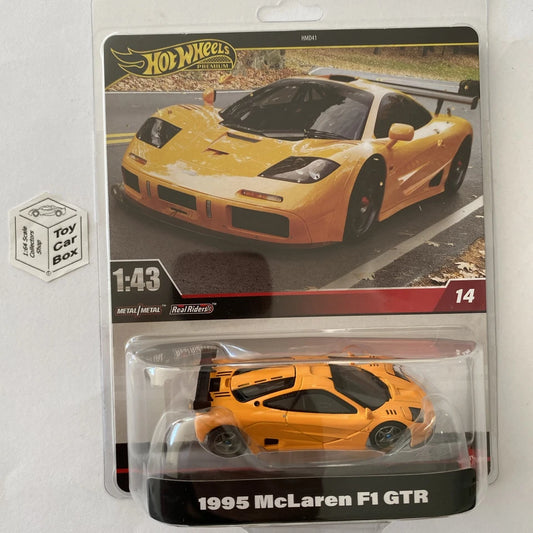 2025 HOT WHEELS 1:43 - 1995 McLaren F1 GTR (Orange #14 Blister) BF24