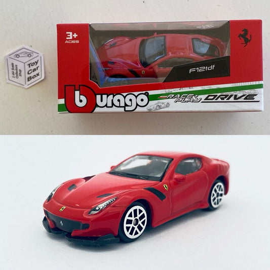 BBURAGO 1/64 - Ferrari F12tdf (Red - Race & Play - Boxed) F88