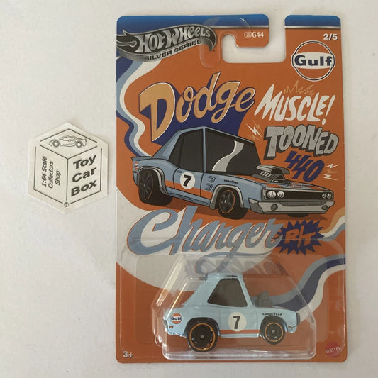 2025 HOT WHEELS Themed - ‘70 Dodge Charger (#2 Light Blue - Gulf) C85
