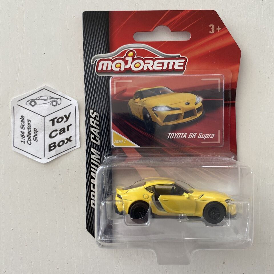 MAJORETTE Toyota Supra (Yellow Premium Cars - Opening Doors) 1/64 Scale* - E99