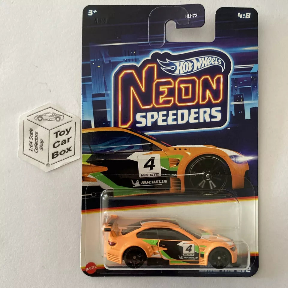 2024 HOT WHEELS Neon Speeders - BMW M3 GT2 (Orange) C85