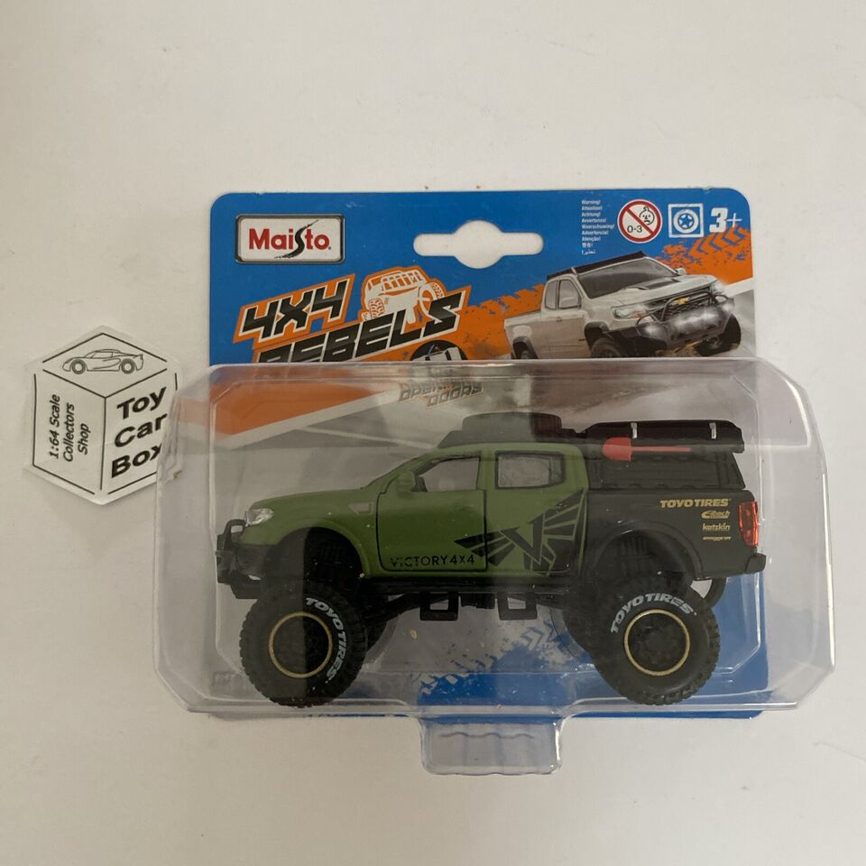 MAISTO - 2019 Ford Ranger (4x4 Rebels 4.5” - Approx 1:43 - Green Victory) F05