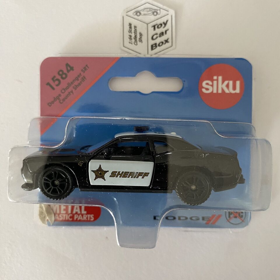 SIKU #1584 - Dodge Challenger SRT Hellcat (Sheriff - Approx. 1:60 scale) E86