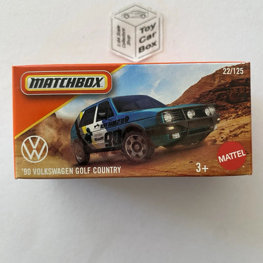 2025 MATCHBOX #22 - ‘90 Volkswagen Golf Country (Blue - Power Grabs) C15