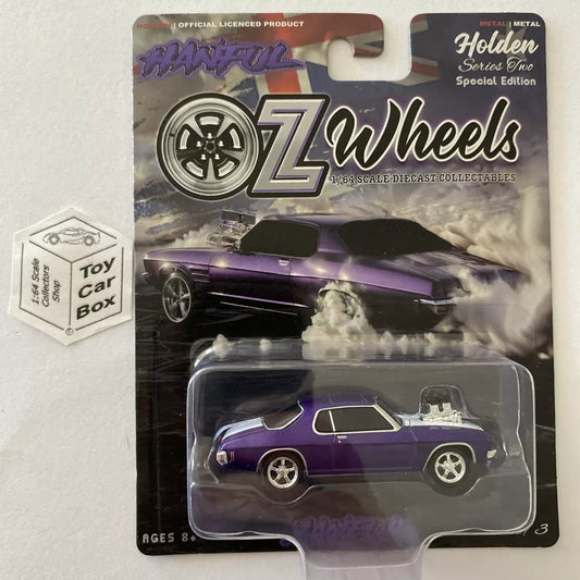 Oz Wheels - Hanful Holden Monaro HQ GTS (Purple - 1:64 Series 2 Special) I48