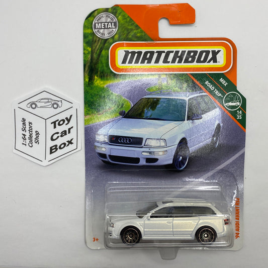 2018 MATCHBOX #94 - 2004 Audi RS6 Avant (White - Long Card) B00