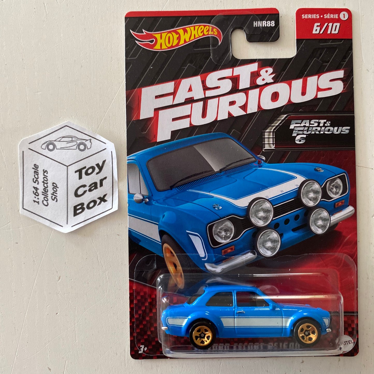 2023 HOT WHEELS Fast & Furious - ‘70 Ford Escort RS1600 (Blue #6) C74