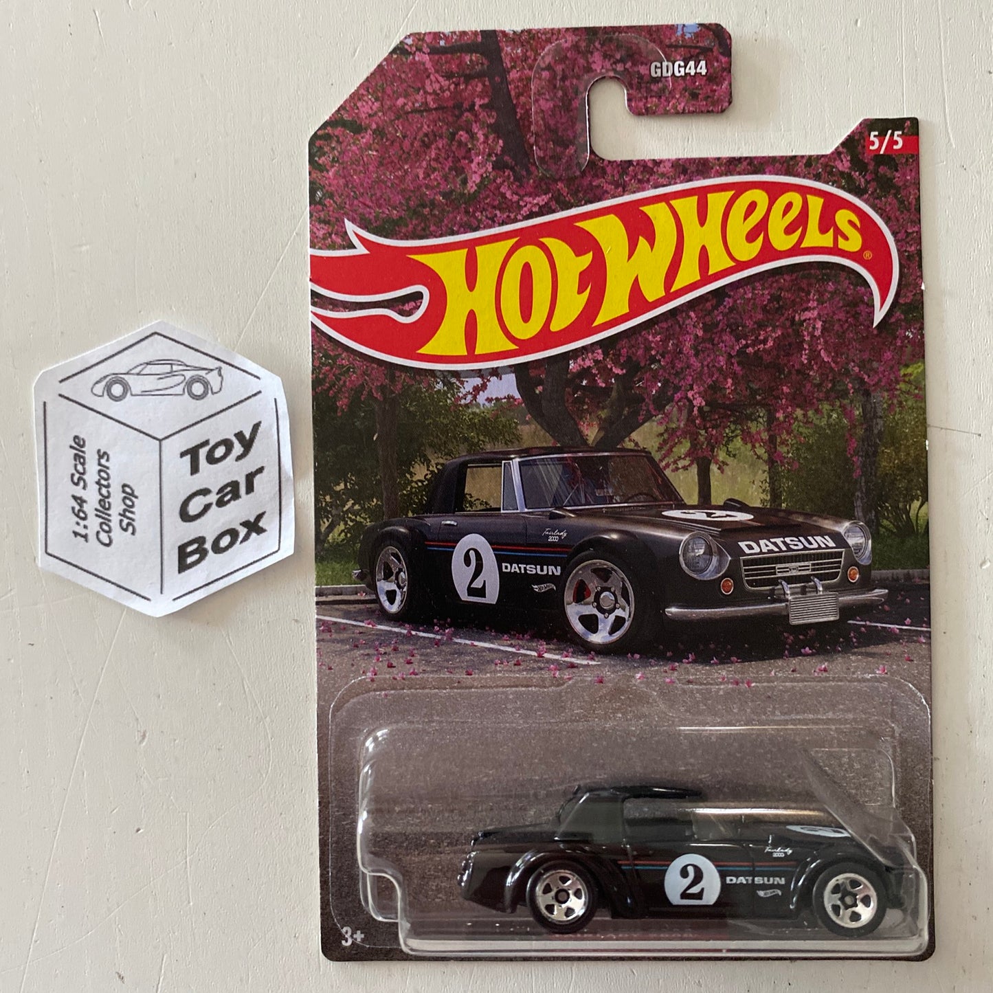 2023 HOT WHEELS Themed - Datsun Fairlady 2000 (Black #5 J-Imports) C41