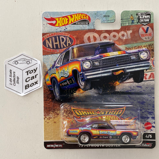 2022 HOT WHEELS Car Culture - '73 Plymouth Duster (Purple #4 Dragstrip Demons) F77