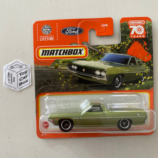 2023 MATCHBOX #17 - 1970 Ford Ranchero (Green - Short Card) B41