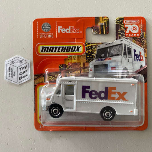 2023 MATCHBOX #56 - Express Delivery (White FedEx - Short Card) B41