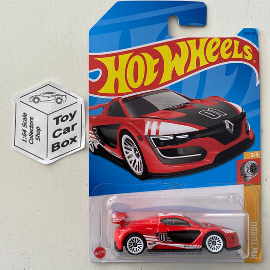 2023 HOT WHEELS #134 - Renault Sport RS01 (Red #3 HW Turbo - Long Card) B00