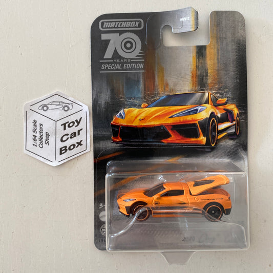 2023 MATCHBOX Moving Parts- ‘20 Corvette (Orange - 70 Years Special Edition) E42g