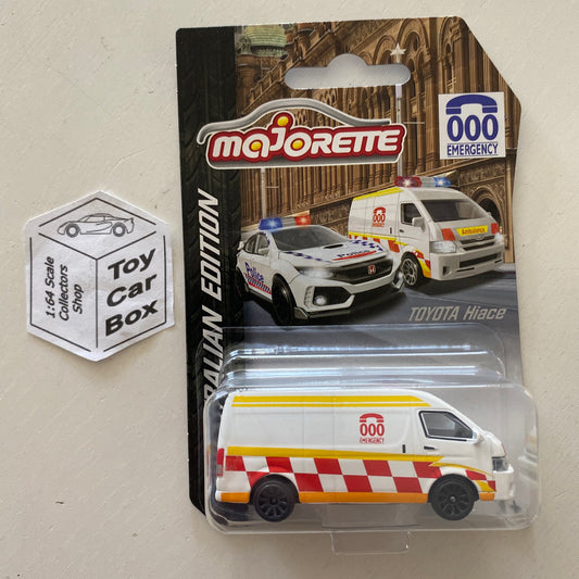 MAJORETTE - Toyota Hiace (Australian Edition - Ambulance - 1/64 Scale*) D94