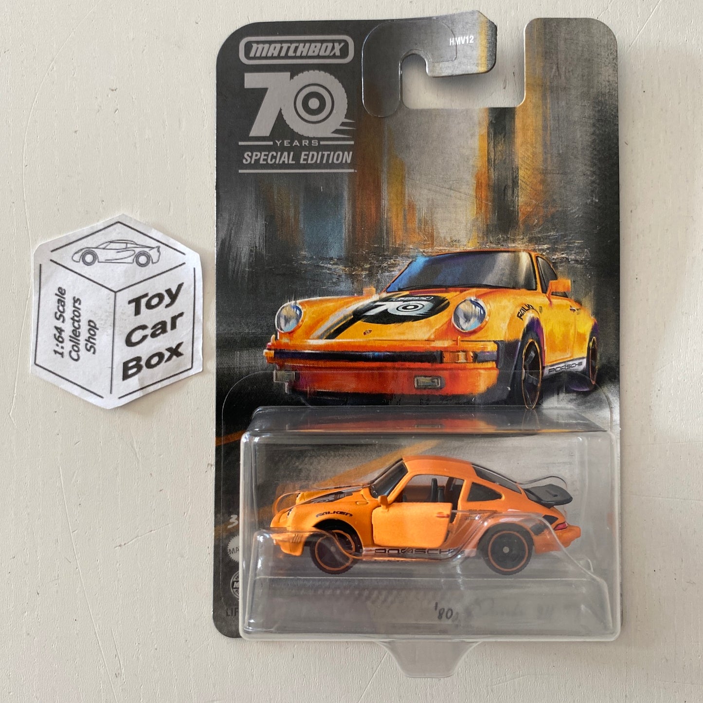 2023 MATCHBOX Moving Parts - 1980 Porsche 911 Turbo (Orange - 70 Years Special Edition) E42g