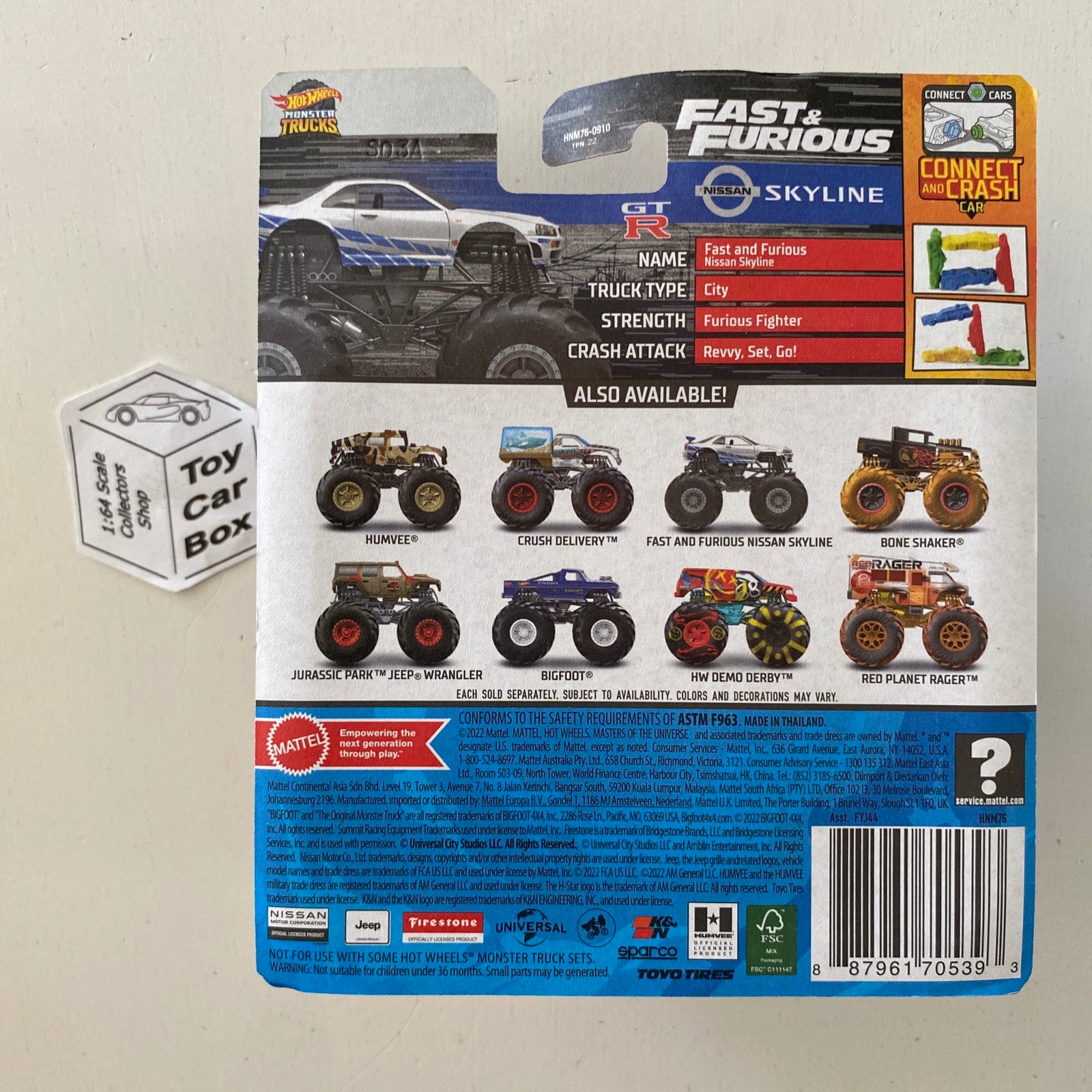 2024 HOT WHEELS Monster Trucks - Dodge Ram Van - Crash Legends - E75 – Toy  Car Box