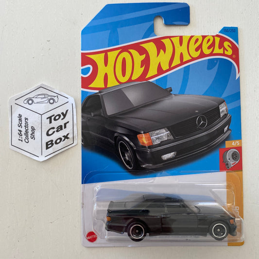 2023 HOT WHEELS #150 - ‘89 Mercedes Benz 560 SEC AMG (Black - Long Card) B00