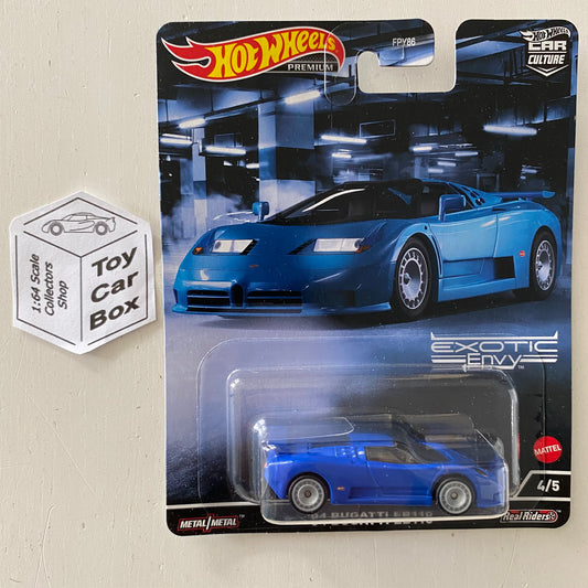 2022 HOT WHEELS Car Culture - ‘94 Bugatti EB110 (Blue #4 Exotic Envy) H00