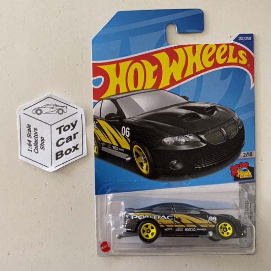 2022 HOT WHEELS #182- ‘06 Pontiac GTO / aka Holden Monaro (Black #2 Drag Strip - Long Card) B00