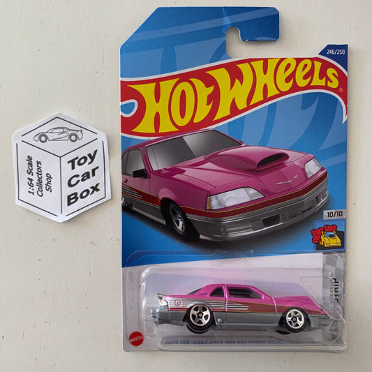 2022 HOT WHEELS #246 - 1988 Ford Pro Street Thunderbird (Pink - Long Card) B00