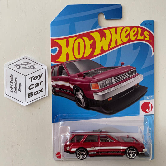 2023 HOT WHEELS #47 - Nissan Maxima Drift (Red #4 HW J-Imports - Long Card) B00