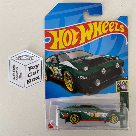 2023 HOT WHEELS #5 - Dimachinni Veloce (Green #2 Retro Racers - Long Card) B53