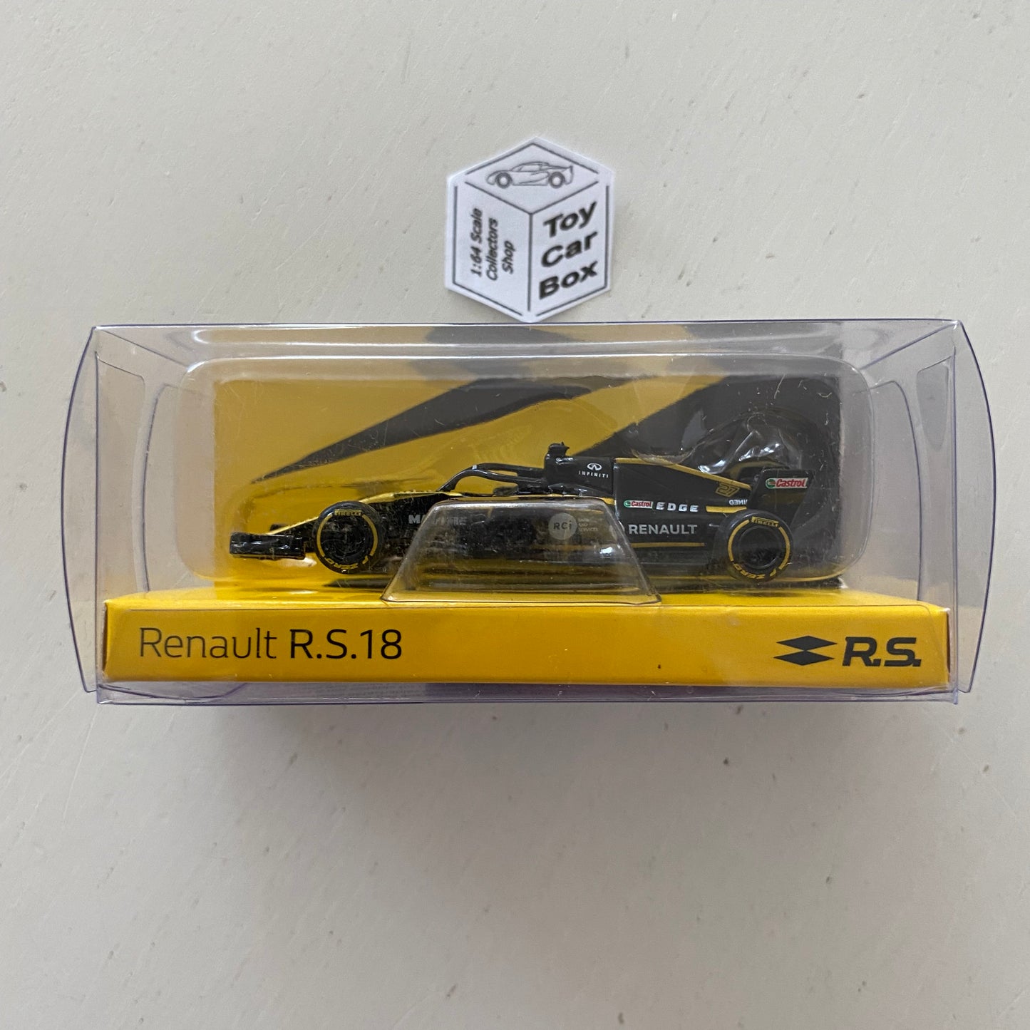 Z-MODELS 1:64 Scale - Renault F1 Team RS18 (Black - Boxed) F00g