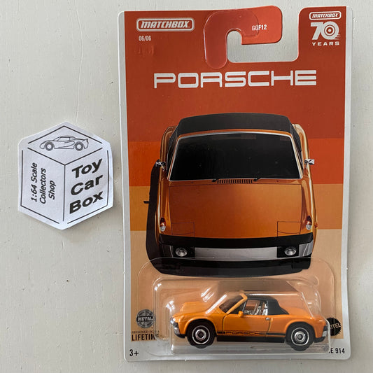 2023 MATCHBOX Themed - 1971 Porsche 914 (Porsche #6 Orange) C41