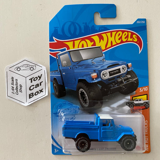 2021 HOT WHEELS #202 - Toyota Land Cruiser Pickup (Blue - Long Card) New - B00