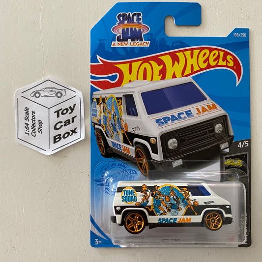 2021 HOT WHEELS #198 - 70s Van (Space Jam New Legacy - Long Card) B00