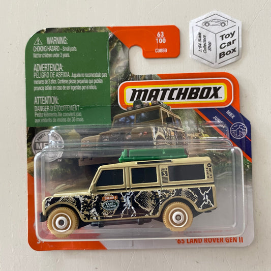 2020 MATCHBOX #63 - ‘65 Land Rover Gen II (Beige - Short Card) New - C99