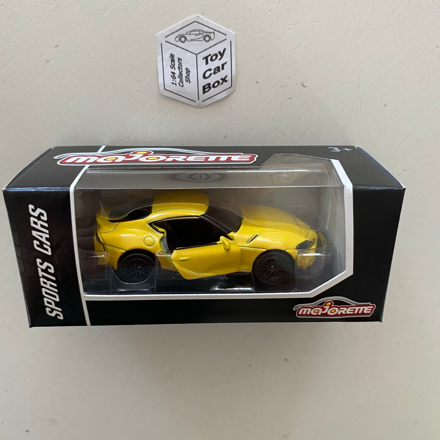 MAJORETTE - Toyota Supra GR (Yellow - Sports Cars Box) 1/64 Scale* -D72