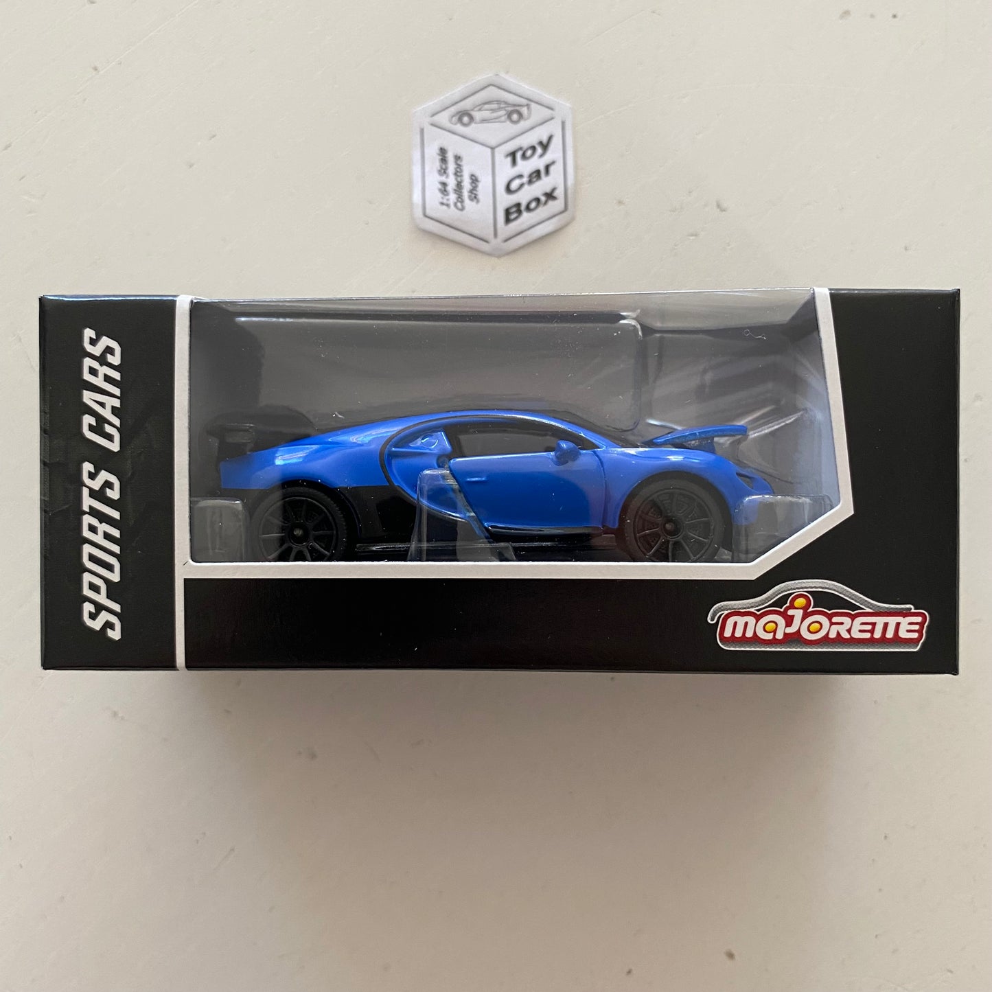 MAJORETTE - Bugatti Chiron Pur Sport (Blue - Sports Cars Box) 1/64 Scale* -D72