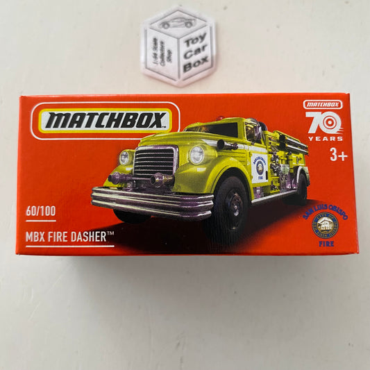 2023 MATCHBOX Power Grab #60 - MBX Fire Dasher (Yellow) B36