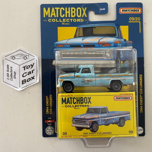 2022 MATCHBOX Collectors #9 - 1964 Chevy C10 Longbed Pickup (Premium -Blue) I99g