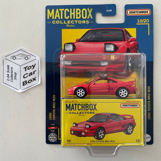 2022 MATCHBOX Collectors #10- ‘90 Toyota MR2 W20 (Red - RHD Headlights Down) G50
