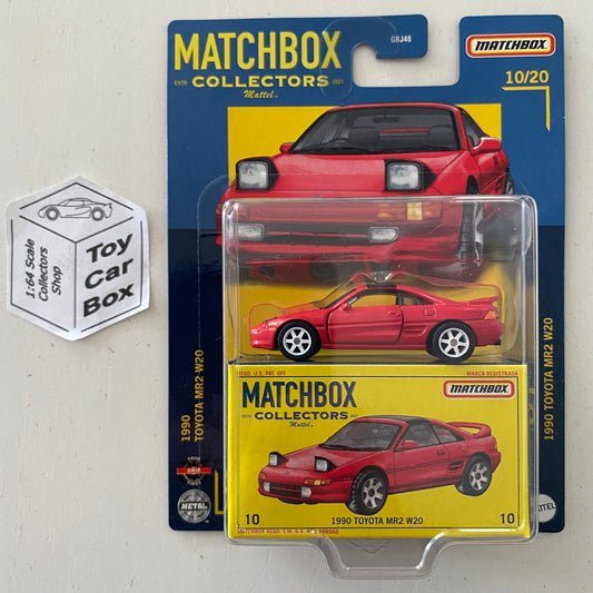 MATCHBOX Collectors #10- ‘90 Toyota MR2 W20 (Red - LHD, Headlights Up) I99g