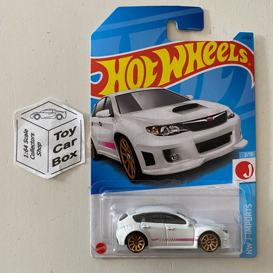 2023 HOT WHEELS #21 - Subaru WRX STI (Blue #2 HW J-Imports - Long Card) B00