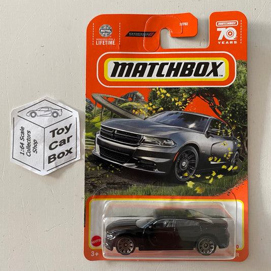 2023 MATCHBOX #13 - 2018 Dodge Charger (Black - Long Card) New - B92