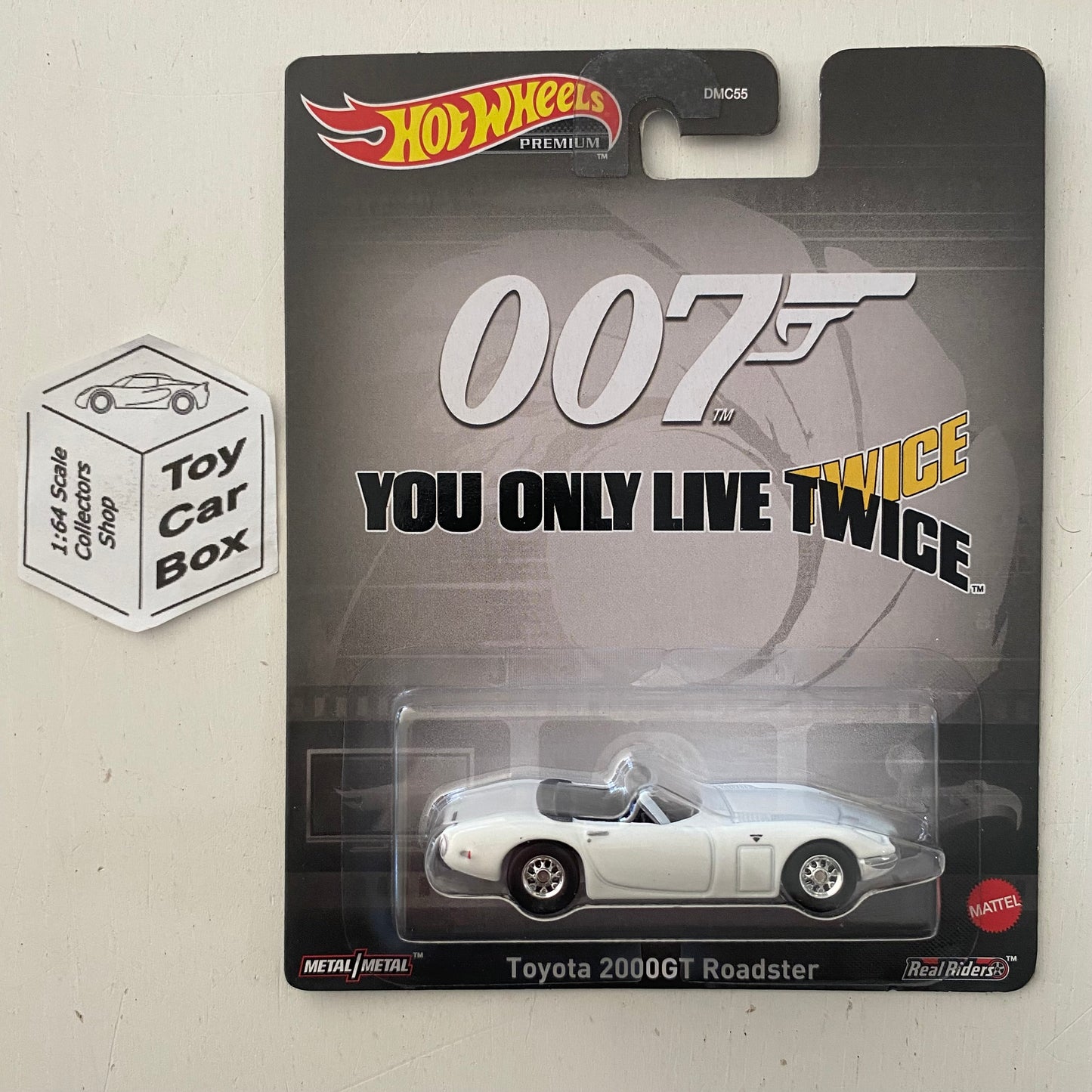 SALE - 2023 HOT WHEELS Entertainment - Toyota 2000GT Roadster (White - James Bond) L00g