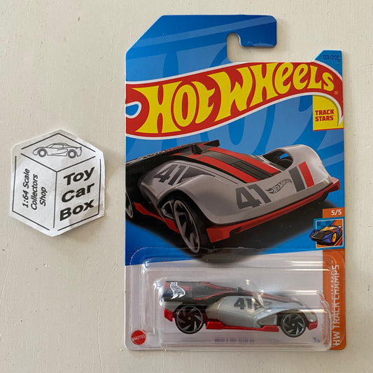 2023 HOT WHEELS #133 - Rollin Solo (Grey #5 HW Track Champs - Long Card) B53